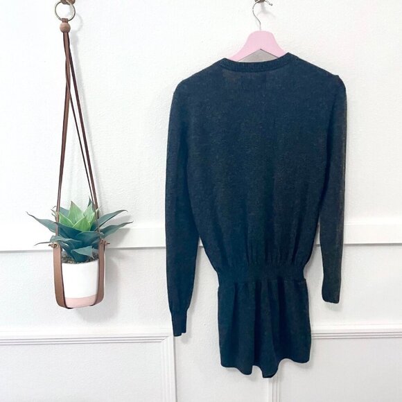 Home Spiritual Gangster Sweater Sleep Romper Wool Cashmere Dark Grey Size XS - Picture 7 of 7